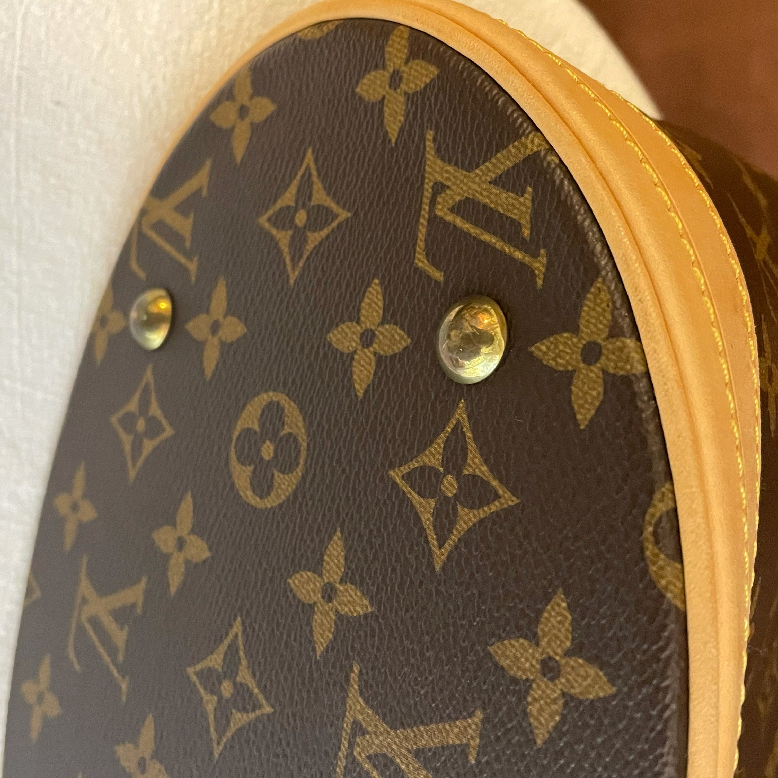Authentic Louis Vuitton Hand Bag Bucket PM Brown Monogram M42238 – Selors