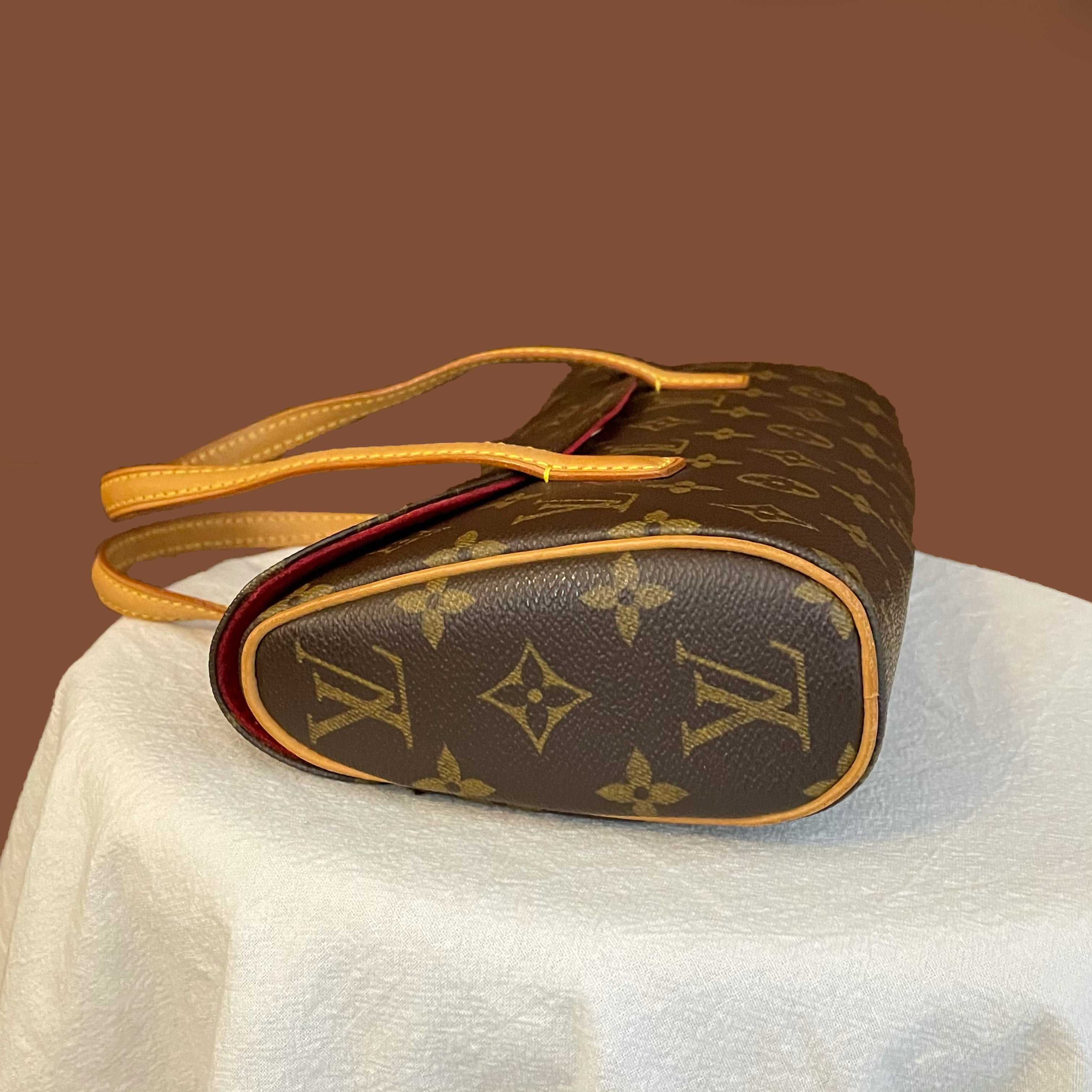 Louis Vuitton Monogram Sonatine M51902 Brown Cloth ref.947257